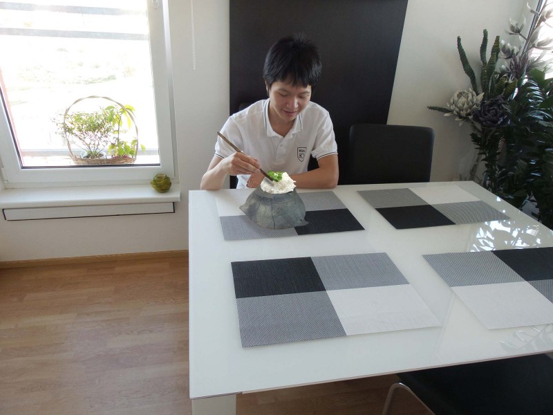 Vypíchaná mísa na rýži