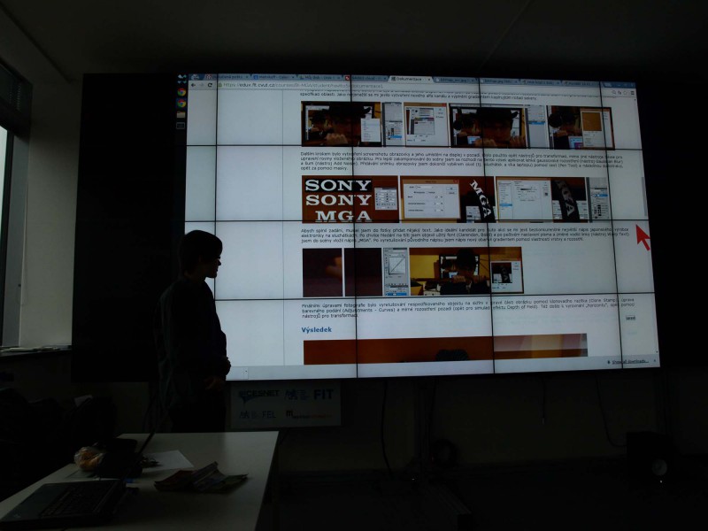 Své práce mohli také představit sami studenti